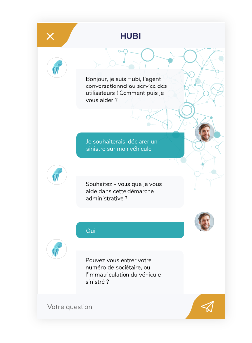 Hubi.ai chatbot banque/assurance