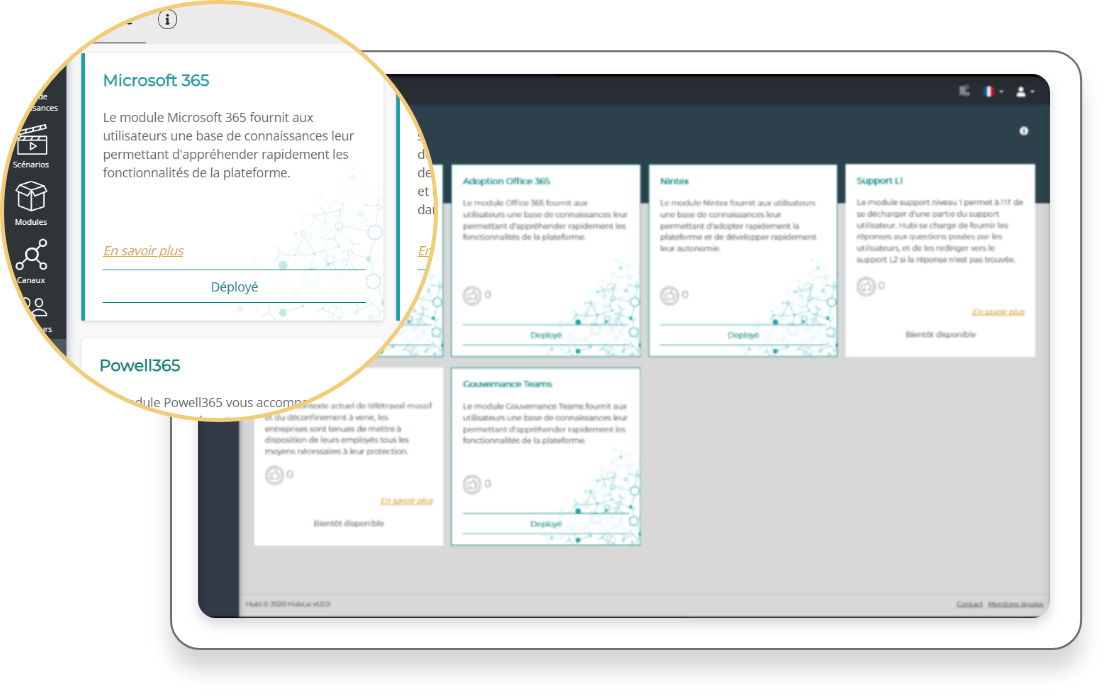 Contextualisation des modules