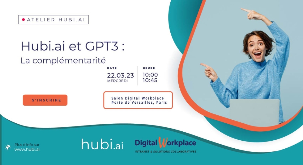 Retrouvez Hubi.ai au Salon Digital Workplace 2023