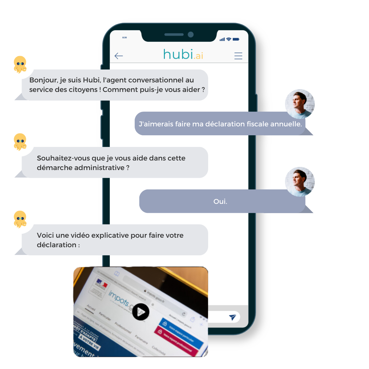 Hubi.ai, déclaration fiscale annuelle