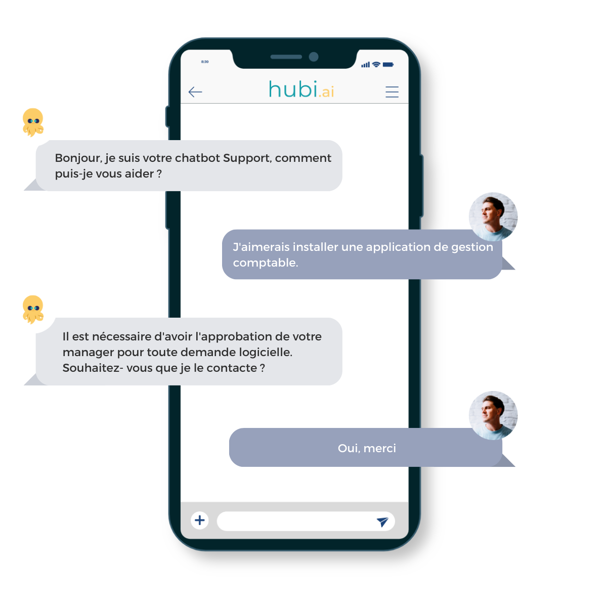 Hubi.ai, installation application gestion comptable