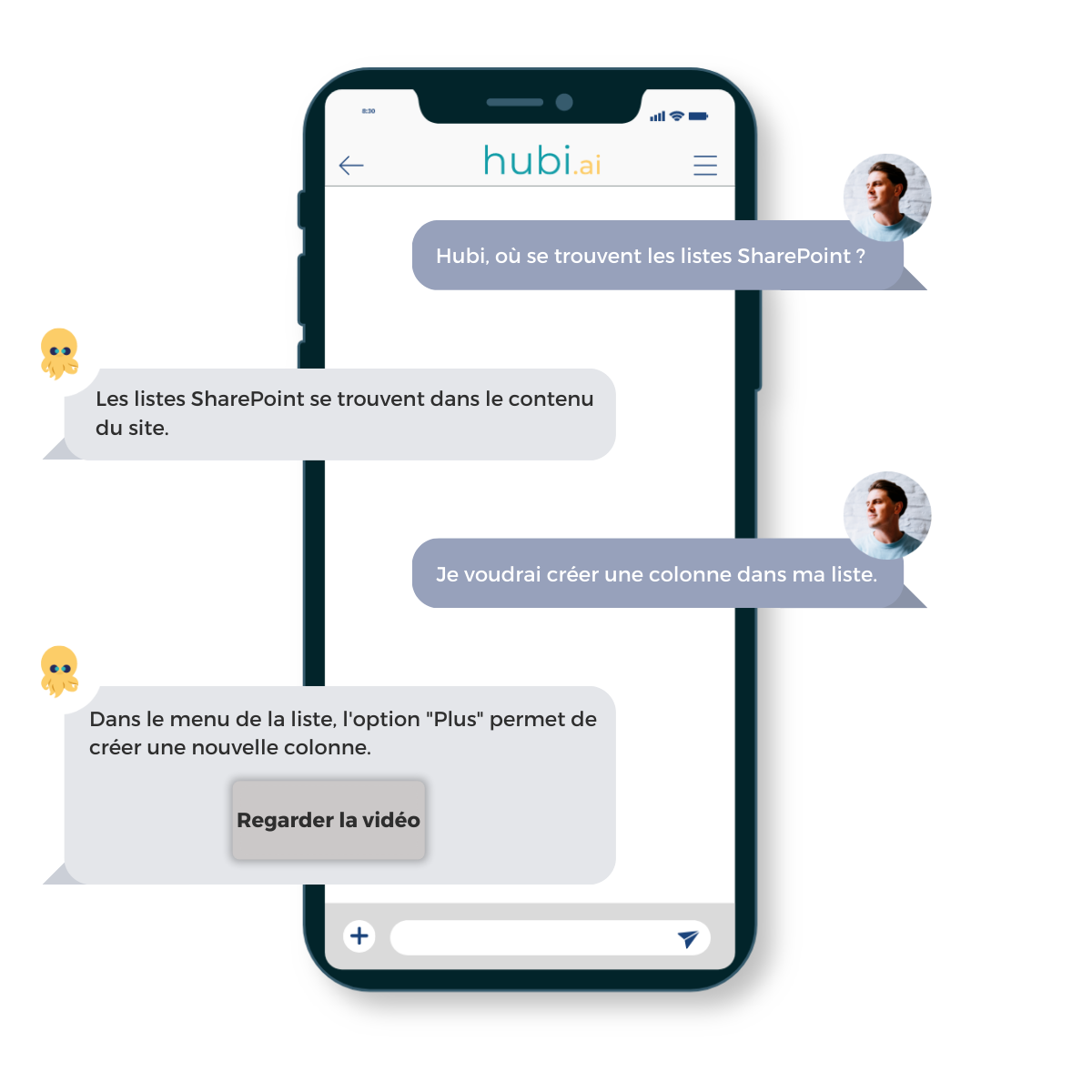Hubi.ai, listes SharePoint Hubi.ai, listes SharePoint