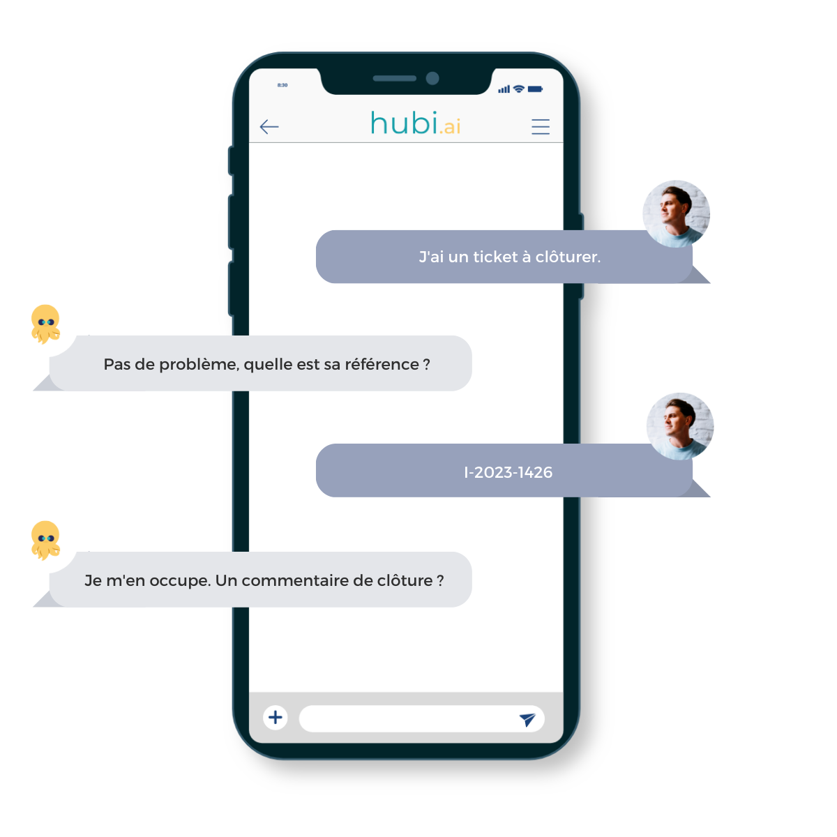 Hubi.ai, ticket à clôturer